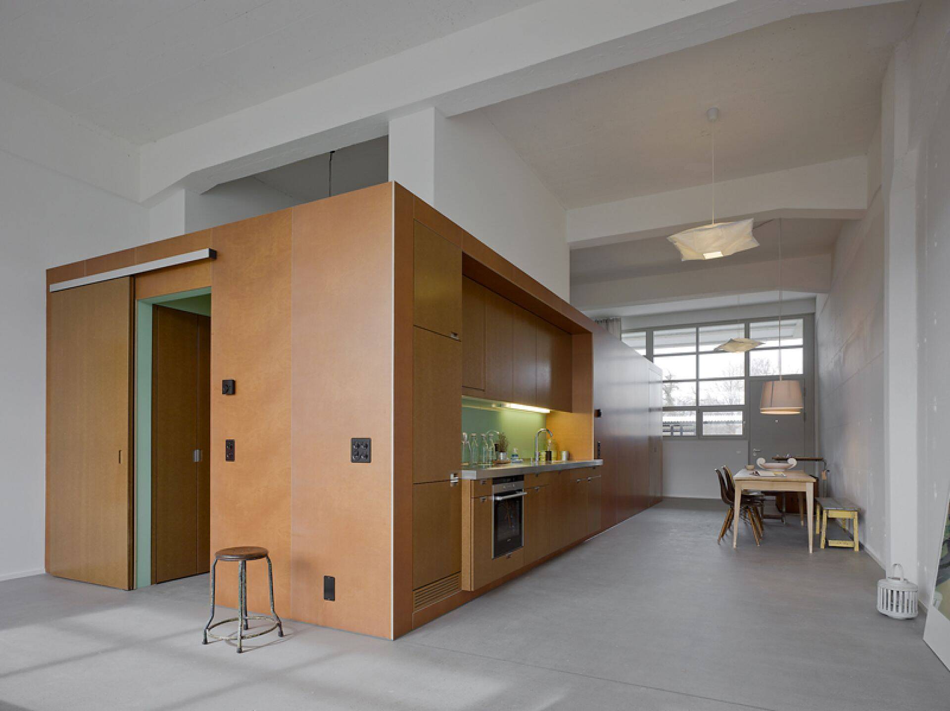 Trendiges cooles Loft mit Gartensitzplatz